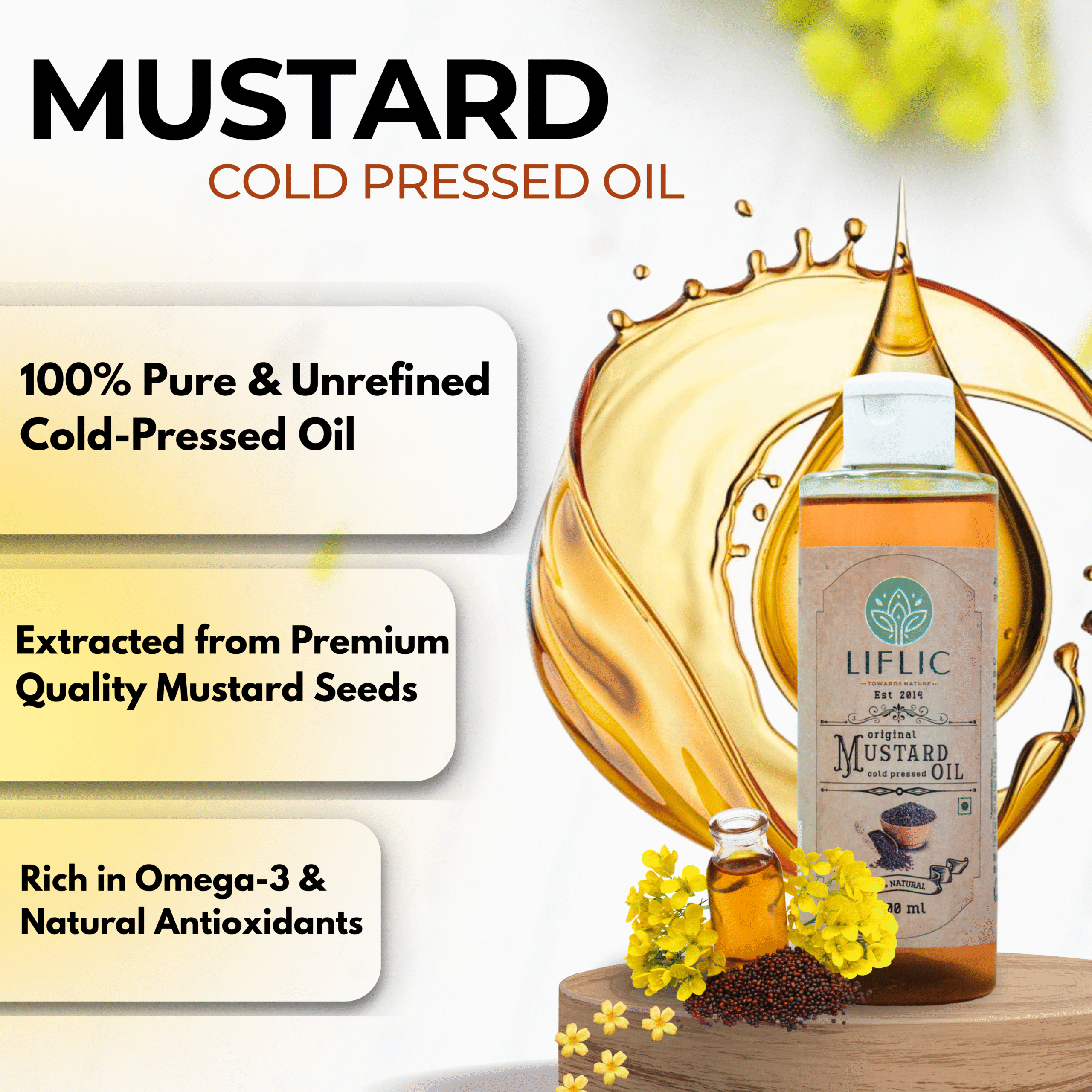Cold-pressed Mustard Oil