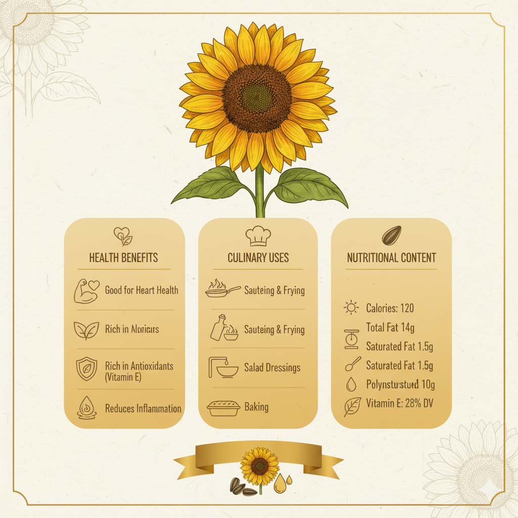Cold Pressed Sunflower Oil: Health Benefits, Uses & Nutrition