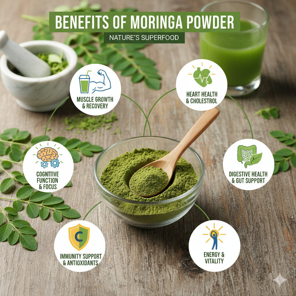 Moringa Powder-Daily Superfood for a Balanced Life