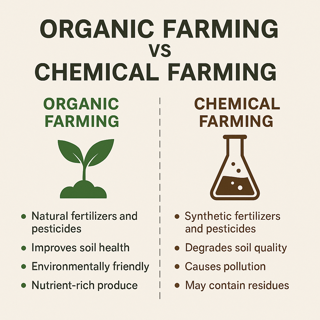 Organic vs. Chemical Farming: Key Differences, Benefits, and Future of Sustainable Agriculture
