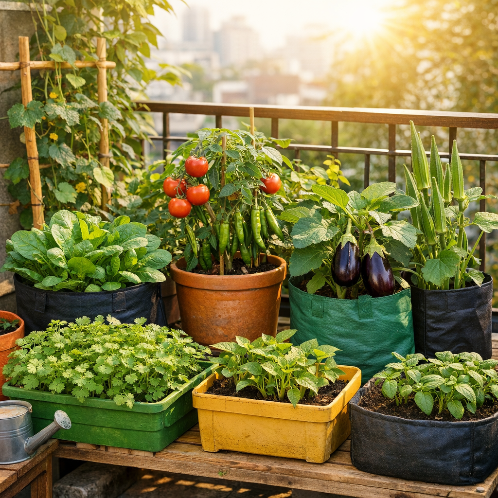 छोट्याशा जागेत भाजीपाला लागवड कशी करावी