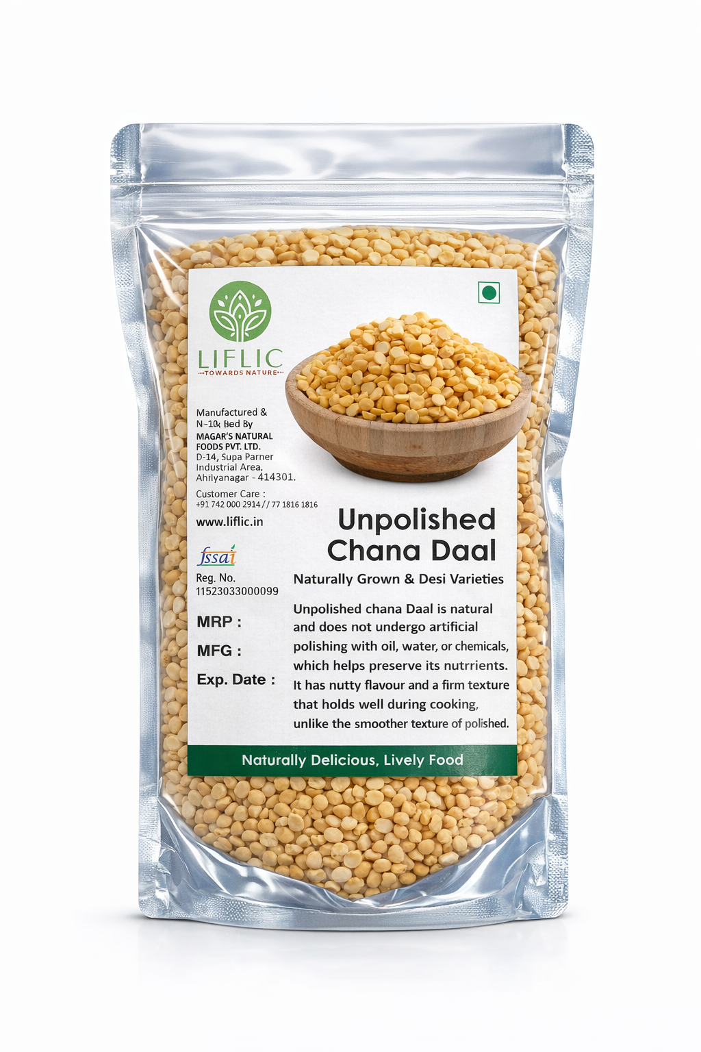 Unpolished chana dal